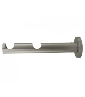 Držiak simple dvojity satin nickel  Ø19 mm kus