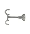 Doppelhalter für Decke, Satin-Nickel Stahl Ø25/19 mm, Der Preis gilt für ein Stück