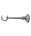 Halterung einfach Satin Nickel Ø25 mm Stk