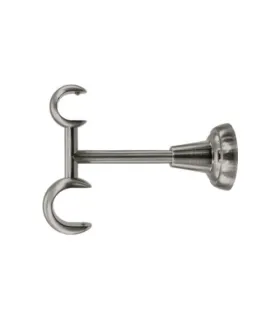 Držiak stropny dvojity Efekt nerezová oceľ  Ø25/19 mm kus