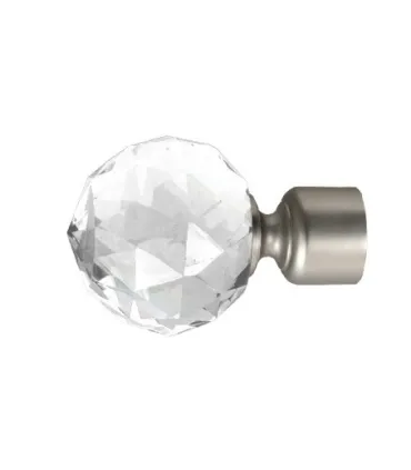 Koncovka Crystal Gula satin nickel Ø25 mm kus