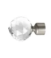 Endstück Crystal Gula Satin-Nickel Ø25 mm Der Preis gilt für ein Stück