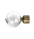 Koncovka Crystal Gula antik Ø25 mm kus
