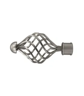 Koncovka Navona satin nickel  Ø25 mm kus