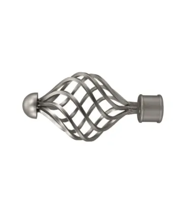 Koncovka Navona satin nickel  Ø25 mm kus