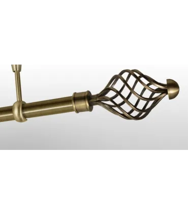 Antik Ø 25 mm - koncovka Navona tyč hladká