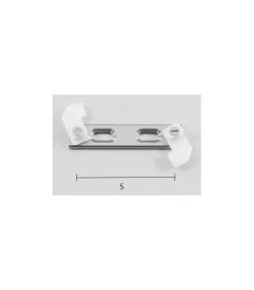 Techno 20 držiak stropný  dvojitý 2 profilu