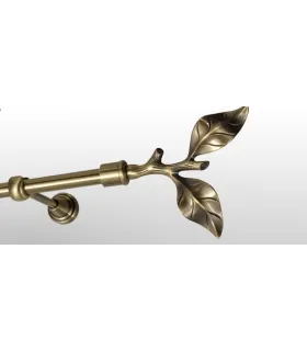 Antik Ø 25 mm - koncovka List rose tyč hladká