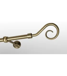 Antik Ø 25 mm - koncovka Hak tyč hladká