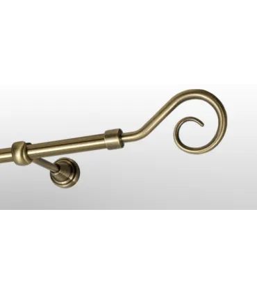 Antik Ø 25 mm - koncovka Hak tyč hladká