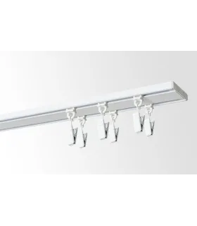 Kolajnica stropná dvojitá biela