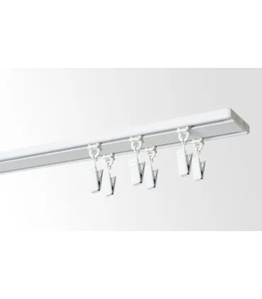 Kolajnica stropná dvojitá biela