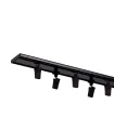 Decken-Aluminium-Doppelset SP (Deep Black) schwarz