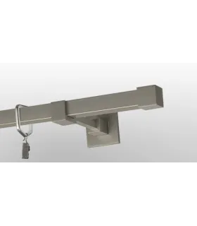 Quadro jednoduchá satin nickel Zaslepka