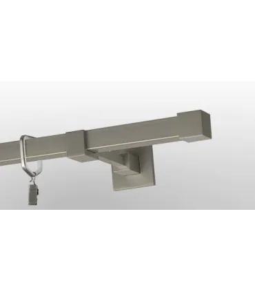 Quadro jednoduchá satin nickel Zaslepka