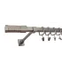 Quadro jednoduchá satin nickel Treskano