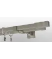 Quadro zweiläufige Gardinenstange Neptun Satin-Nickel