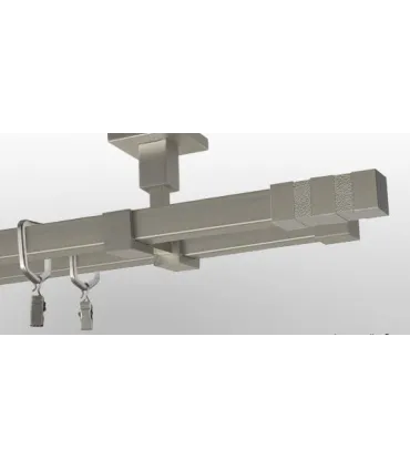 Quadro dvojitá  Neptun satin nickel