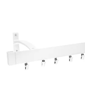 Garniža Modern jednoduchá biela