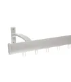 einläufige Gardinenstange Classic Satin-Nickel