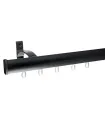 einläufige Gardinenstange Classic schwarz