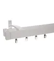 zweiläufige Gardinenstange Modern inox