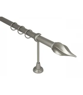 Satin nickel Ø 19 mm - Twisto