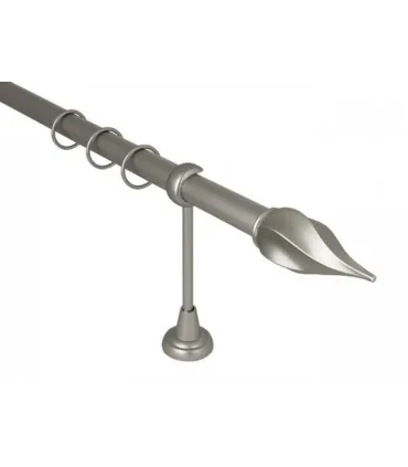 Satin nickel Ø 19 mm - Twisto