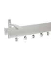 zweiläufige Gardinenstange Classic Satin-Nickel