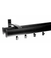 Gardinenstange Classic doppelt schwarz