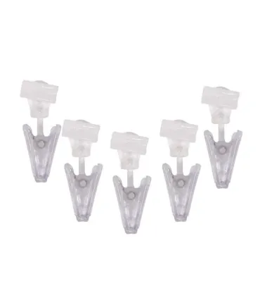 Štipec plastový s bežcom 10ks