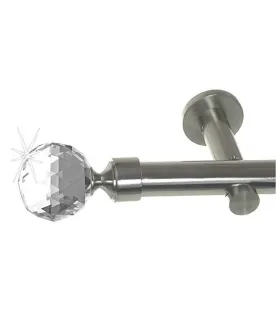 Efekt-nerezová oceľ Ø 19 mm - Crystal gula simple