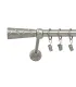 Satin nickel Ø 19 mm - Trapezium
