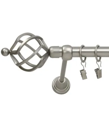 Satin nickel Ø 19 mm - Gula azur velka