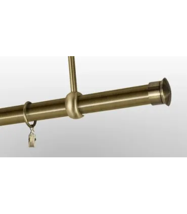 Antik Ø 25 mm - koncovka Duo tyč hladká