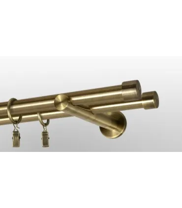 Antik dvojitá Ø 19mm koncovka - Pollo