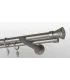 Satin nickel Ø 19mm koncovka - Koloseo