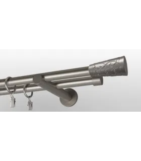 Satin nickel Ø 19mm koncovka - Sevilla