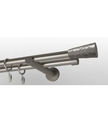 Satin nickel Ø 19mm koncovka - Sevilla