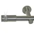 Efekt-nerezová oceľ Ø 19 mm -Cylinder crystal Držiak jednoduchý simple