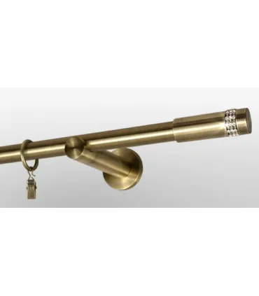 Antik Ø 19mm- Cylinder crystal Držiak jednoduchý simple