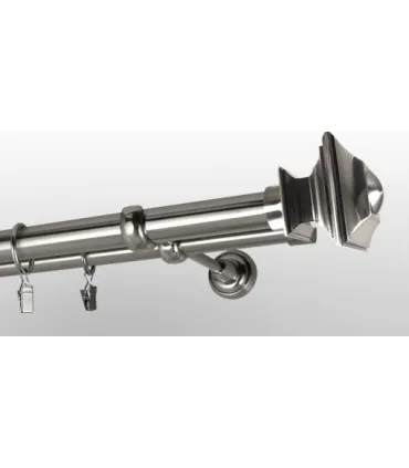 Efekt-nerezová oceľ  Ø 25/19 mm - Boston