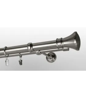 Efekt-nerezová oceľ  Ø 25/19 mm - Koloseo