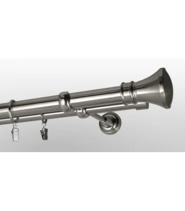 Efekt-nerezová oceľ  Ø 25/19 mm - Koloseo