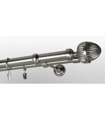 Efekt-nerezová oceľ  Ø 25/19 mm - Odeon