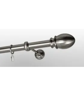 Efekt-nerezová oceľ  Ø 25 mm - koncovka Beluno tyč hladká