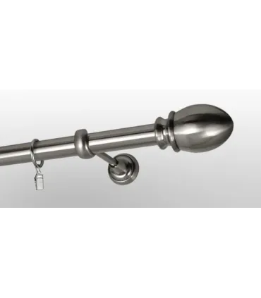 Efekt-nerezová oceľ  Ø 25 mm - koncovka Beluno tyč hladká