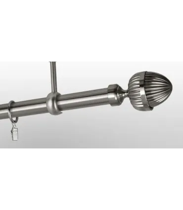 Efekt-nerezová oceľ  Ø 25 mm - koncovka Odeon tyč hladká