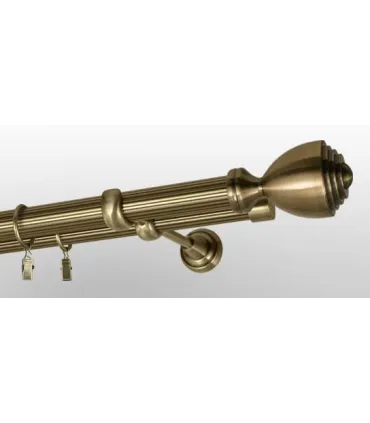 Antik Ø 25/19 mm - Palacio tyč ryhovana