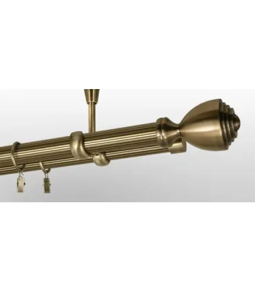 Antik Ø 25/19 mm - Palacio tyč ryhovana